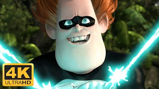 The Incredibles (2004) Incrediboy Syndrome Captures The Incredibles with Laser (Remastered 4K 60FPS)