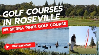 Sierra Pines Golf Course and the homes nearby