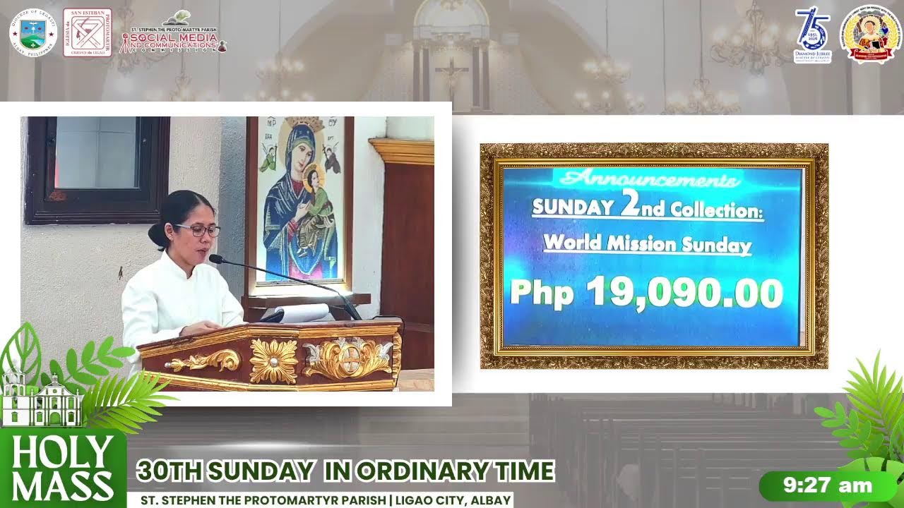 Holy Mass | 30th SUNDAY  in Ordinary Time