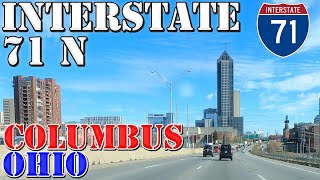 I-71 North - Columbus - Ohio - 4K Highway Drive