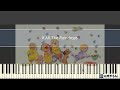 Kids song  if all the raindrops synthesia