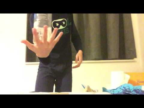 Lucky water bottle flip