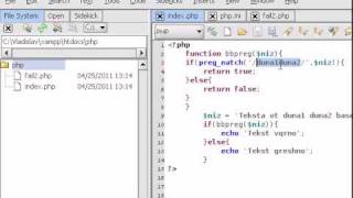 PHP Урок 30 -  preg match в функция