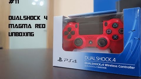 Unboxing: Sony PS4 Dualshock 4 Controller Magma Red