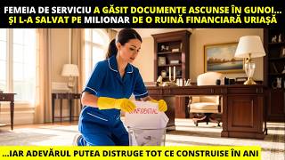 FEMEIA DE SERVICIU A GĂSIT DOCUMENTE ASCUNSE ÎN GUNOI… L-A SALVAT PE MILIONAR DE O RUINĂ FINANCIARĂ