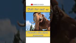 wait for end 😂😜 ice Age movie short....#animationmeme #shortsfeed #iceage