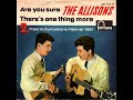 Capture de la vidéo The Allisons – Goodbye, Farewell ! (Are You Sure) - Vinylrip, Full Single, 1961