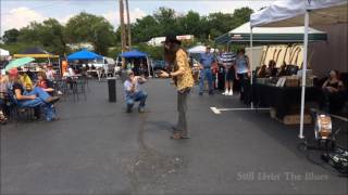 Video thumbnail of "Justin Johnson - Playing a Tele-style guitar made from 200 year old reclaimed barn wood"