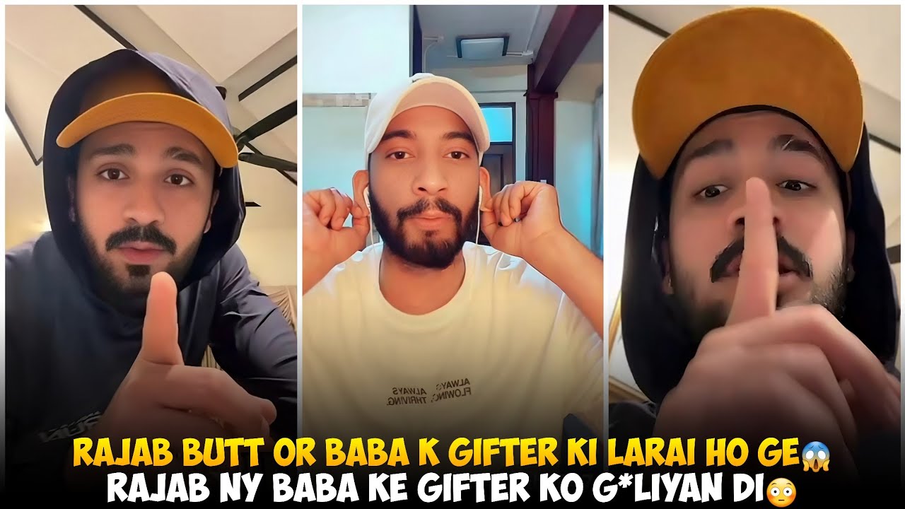 Rajab Butt Or Baba K Gifter Ki Larai Ho ge | Rajab Ny Baba Ke Gifter Ki G*liyan Di | Rajab x Baba