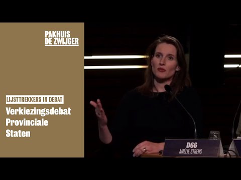 Lijsttrekkers in debat: Verkiezingsdebat Provinciale Staten