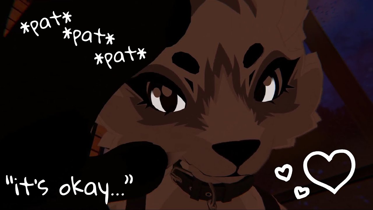 [Furry ASMR] Утешаю тебя на коленях (Дождь, Потирание, Успокоение)