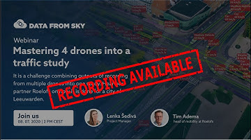 Mastering 4 drones into a traffic study a real life project from Leeuwarden - webinar #3 recording