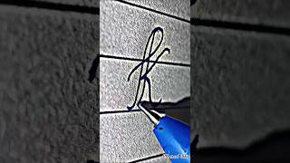 Writing letter k in the best Way 💕#asmr#calligraphy #satisfying #handwriting#signature
