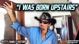 Richard Petty Shows Us His Childhood House! (Prohibition Era Secret Hiding Spots!)