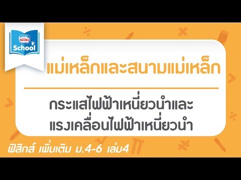 15.7 กระแสไฟฟ้าเหนี่ยวนำและแรงเคลื่อนไฟฟ้าเหนี่ยวนำ