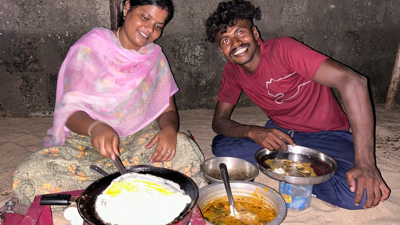 இரவு நேரத்தில் சுடச்சுட மீன் குழம்பு முறுகல் தோசையும்😋😋 /Anthonyin Alapparaigal