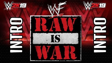 WWE 2K19 Universe Mode: WWF RAW Is War Attitude Intro