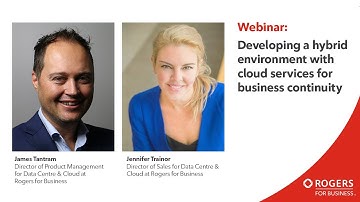 Webinar: Developing a hybrid environment with cloud services for business continuity