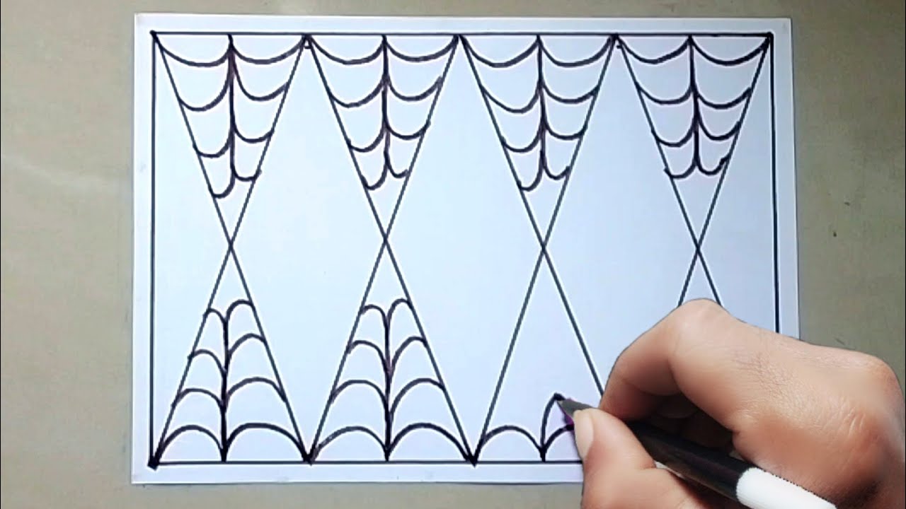 cara-menggambar-batik-betawi-motif-batik-pucuk-rebung-youtube