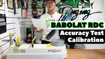 Racquet Diagnostic Machine [Babolat RDC Swingweight Accuracy Test & Calibration]