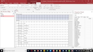 02 Filter Access Form using Combox - Create Form (English)
