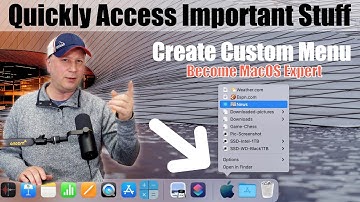 Create Custom Menu on a Mac  - Quickly Access All Your Files and Stuff  - macOS Expert Tips