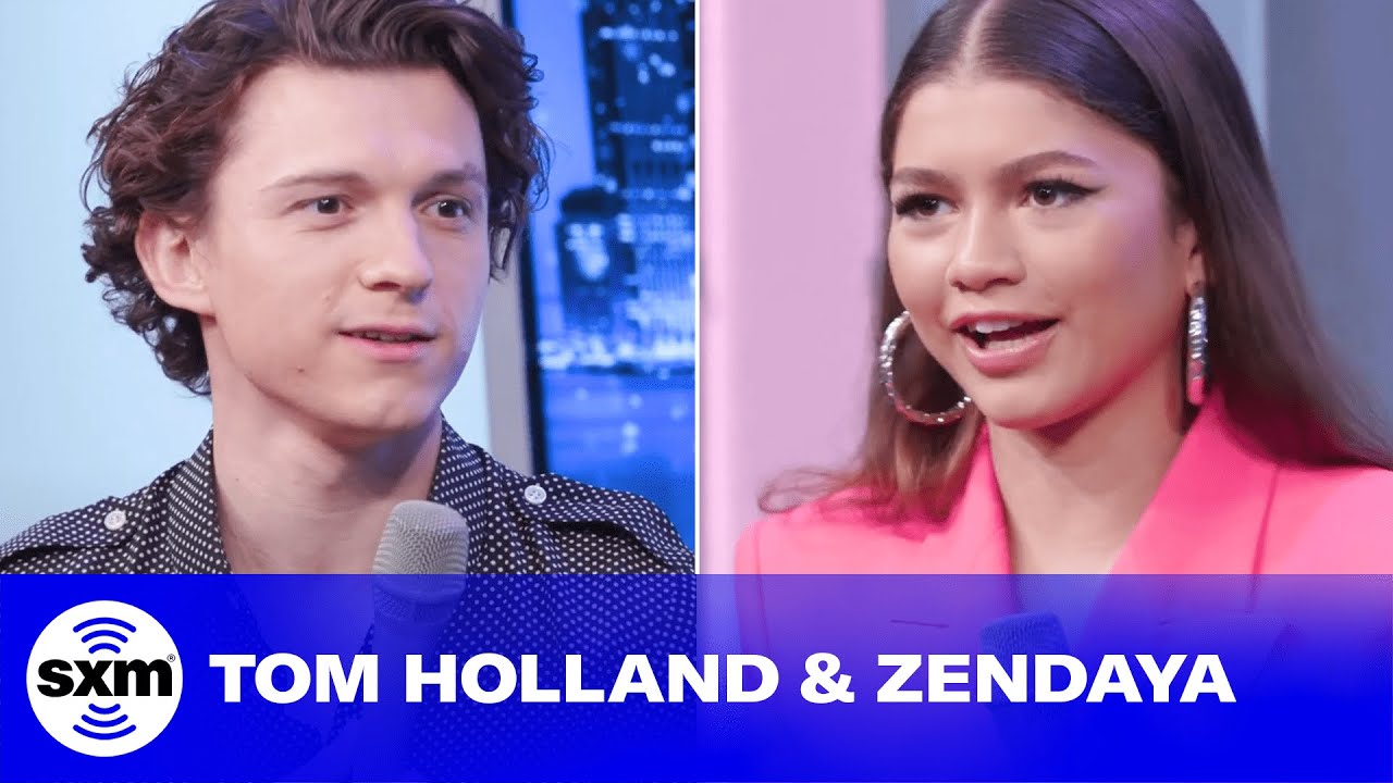 Tom Holland and Zendaya on the 
