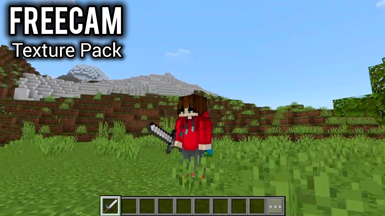 FreeCam Texture Pack - Minecraft PE/Bedrock!