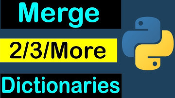 Python Program to merge 2/3/more dictionaries together in a single expression