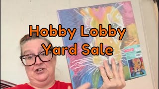 Diamond Painting Unboxing from Hobby Lobby and Yard Sale