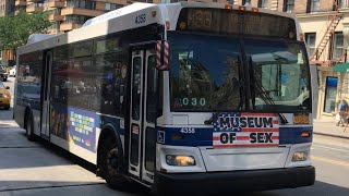 MTA NYC Bus Orion VII NG Hybrid #4358 M96