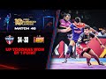 Up yoddhas starts off with a win at home leg  pkl 10 highlights match 46