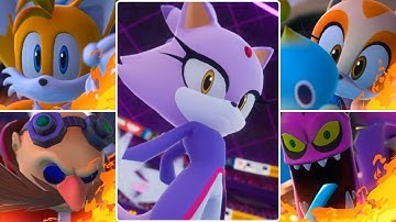 All Blaze Rival Interactions - Sonic Racing: CrossWorlds