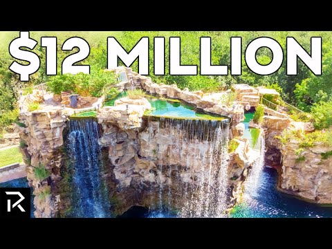 This  Million Dollar Waterfall Mansion Has Secret Underwater Tunnels