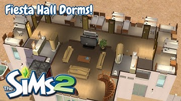 Fiesta Hall Dorms Reno (La Fiesta Tech) The Sims 2 University!
