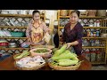 Sreypov Life Show: Country family harvest vegetable and cook for dinner - Healthy food cooking