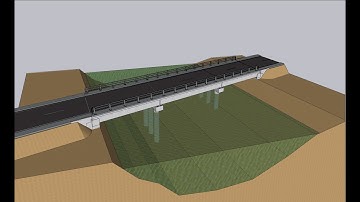 Pont à poutre en béton armé | pfe