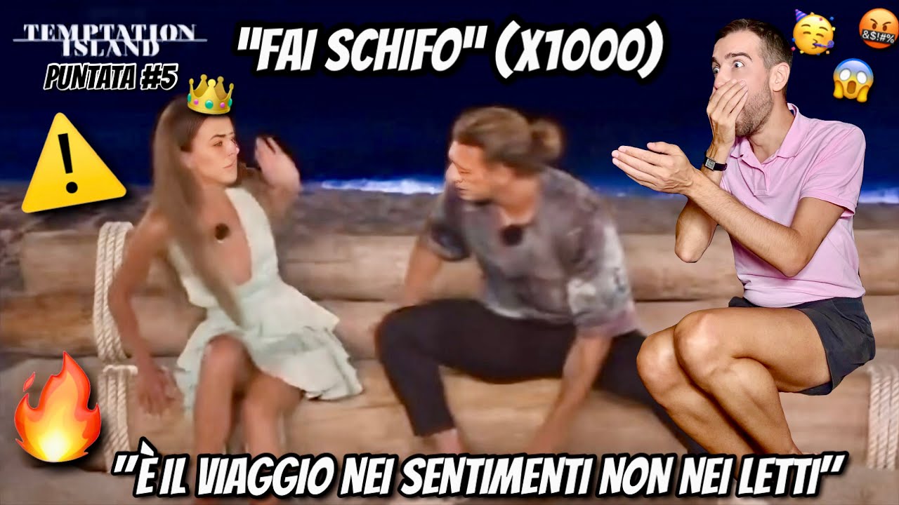 TEMPTATION ISLAND 2025 REACTION QUINTA PUNTATA: L’UMILIAZIONE DEL TERRAPIATTISTA! 🥳🔥