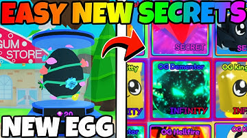 How to Get All NEW OG PART 2 SECRET Pets SUPER FAST in Bubble Gum Simulator INFINITY UPDATE!