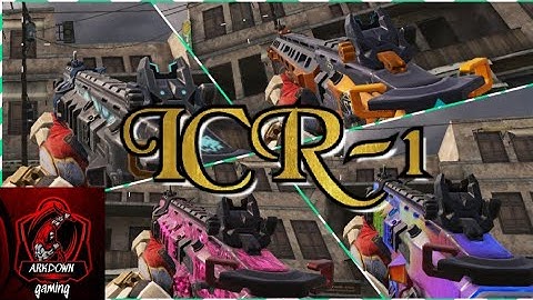 4 epic ICR-1 skins [Color Spectrum | Phobos | Ignition | Fenrir] | - CoD Mobile