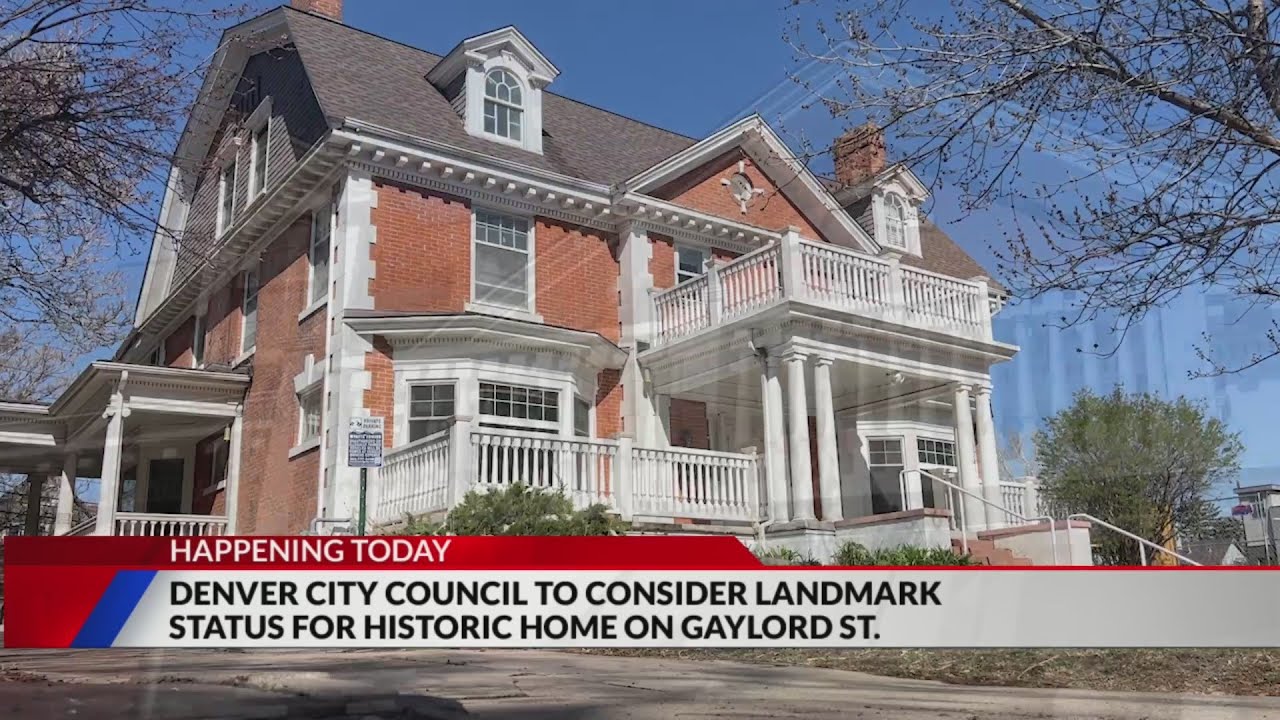 City council to consider landmark status for historic home on Gaylord Street