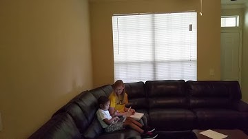 ABA PART 2 Bryson learning how to tie his shoes step by step