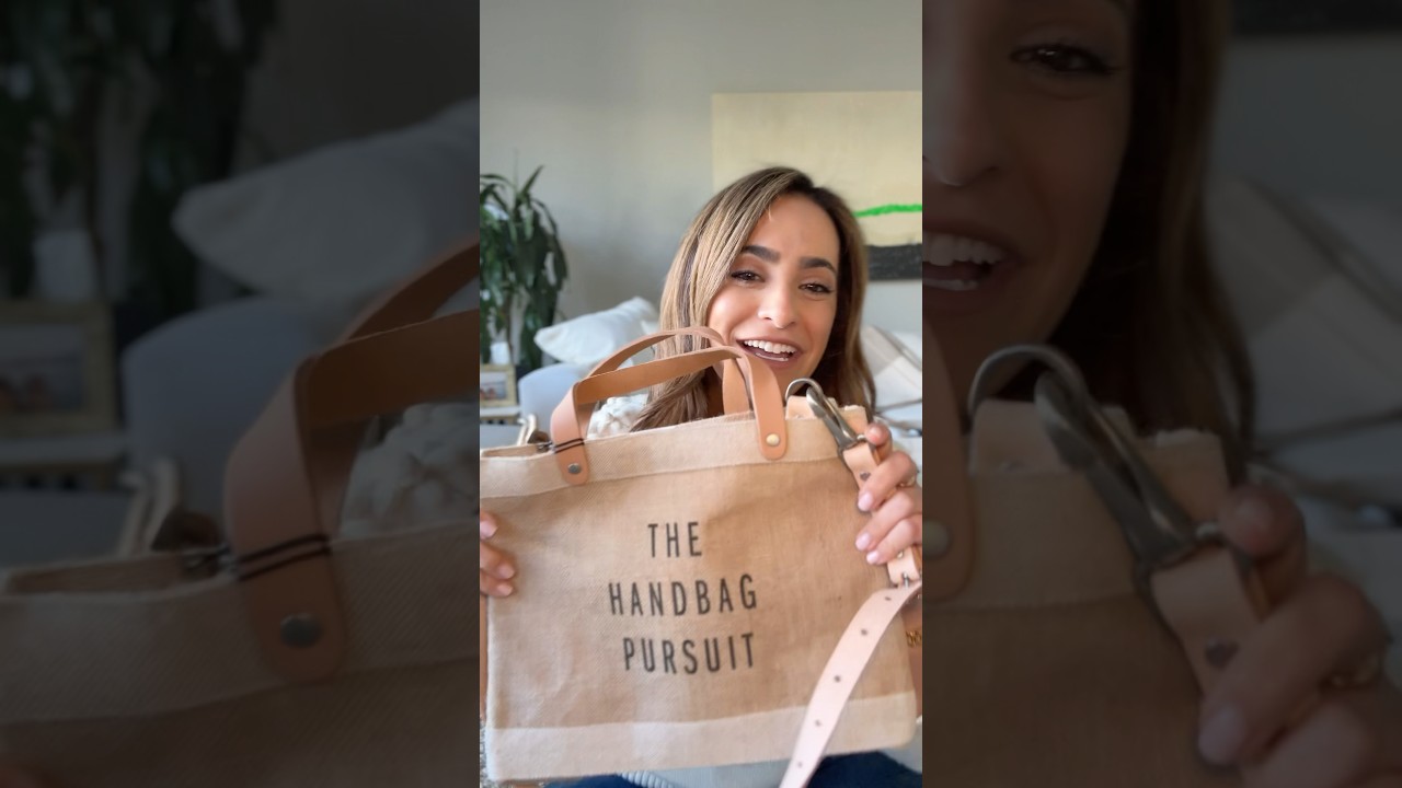 Unboxing my new custom Apolis market tote!!