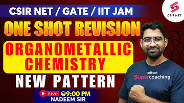CSIR NET June 2024 Chemical Science Organometallic Chemistry | GATE | IIT JAM | SET | | Nadeem Sir