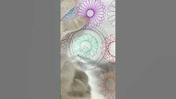 Spirograph Art draw ASMR Satisfying #shortvideo #spirograph #asmr #satisfying