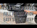 Tesla Gen 3 Wall Connector / Charger Full Installation - Easy Way