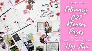 February 2022 Planner Flip-Thrus | Mini, Classic, & Big Memory Planners