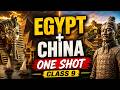 Egyptian & Chinese Civilisations One Shot ⚡ | Class 9 History Chapter 6 CBSE 2026