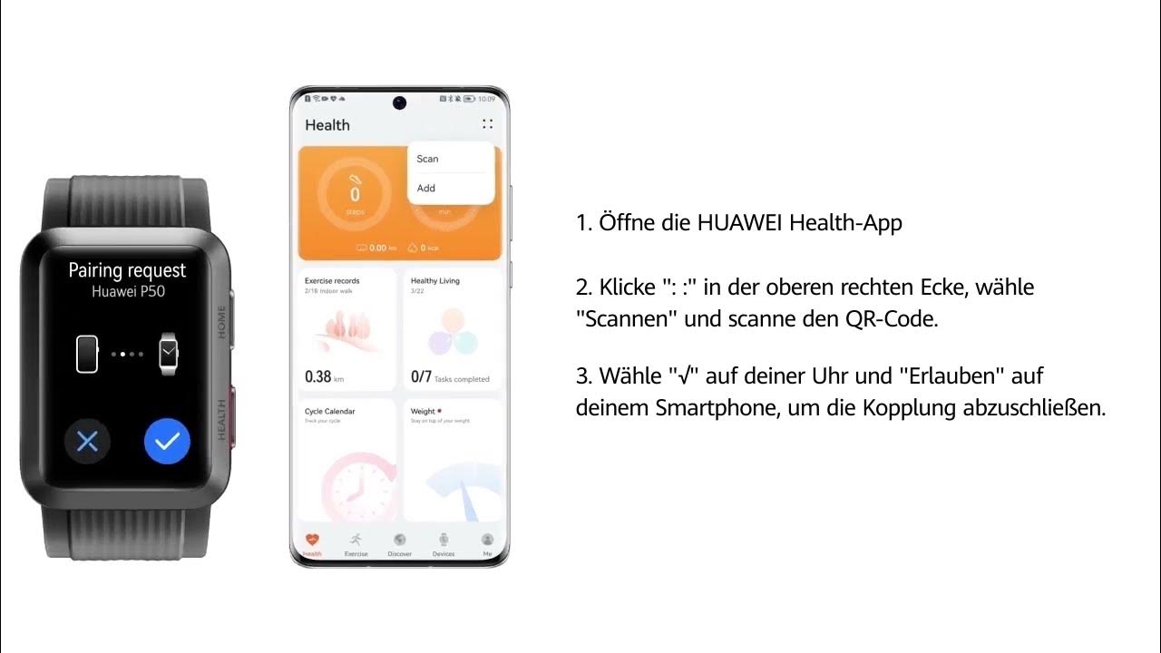 Galaxy Watch 4 Mit Huawei P30 Lite Verbinden HUAWEI WATCH D - Mit Android-Smartphone verbinden - YouTube