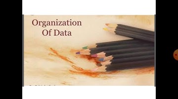 ORGANIZATION OF DATA || PART-3|| STATISTICS|| 1st PUC ||BY PROF . TABASSUM